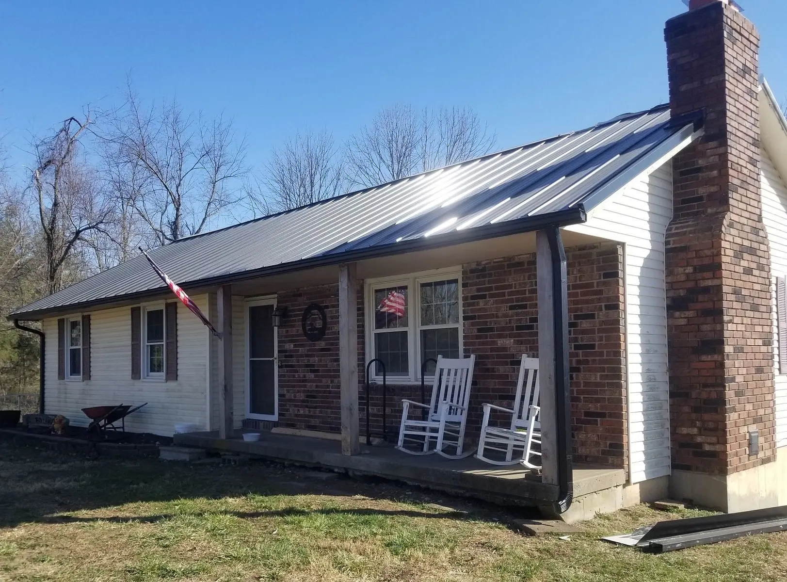 Standing Seam Metal Roof Installation