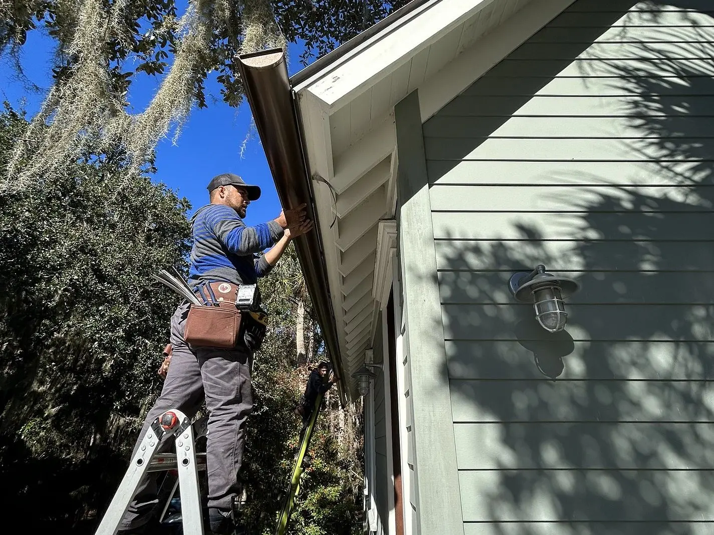 Half-Round Gutters Installation