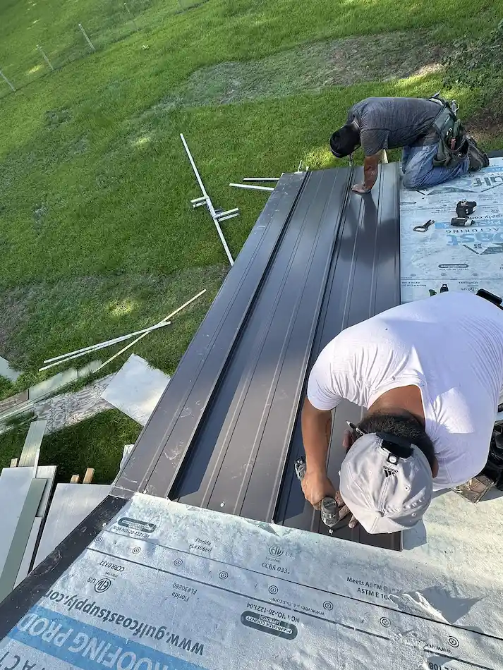Standing Seam Metal Roof Replacement